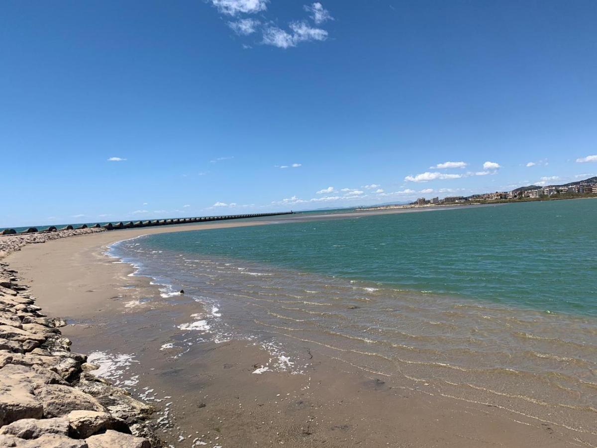 Apartamento Para 5 Personas Frente Al Mar Con Piscina Y Parking Cubelles Exteriör bild